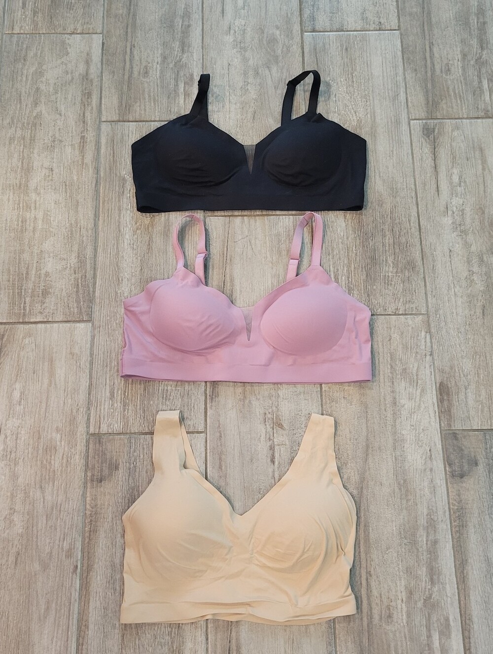 Soma Embliss Mesh Adjustable Bralett Embliss Bralette Wireless Bundle Size XL